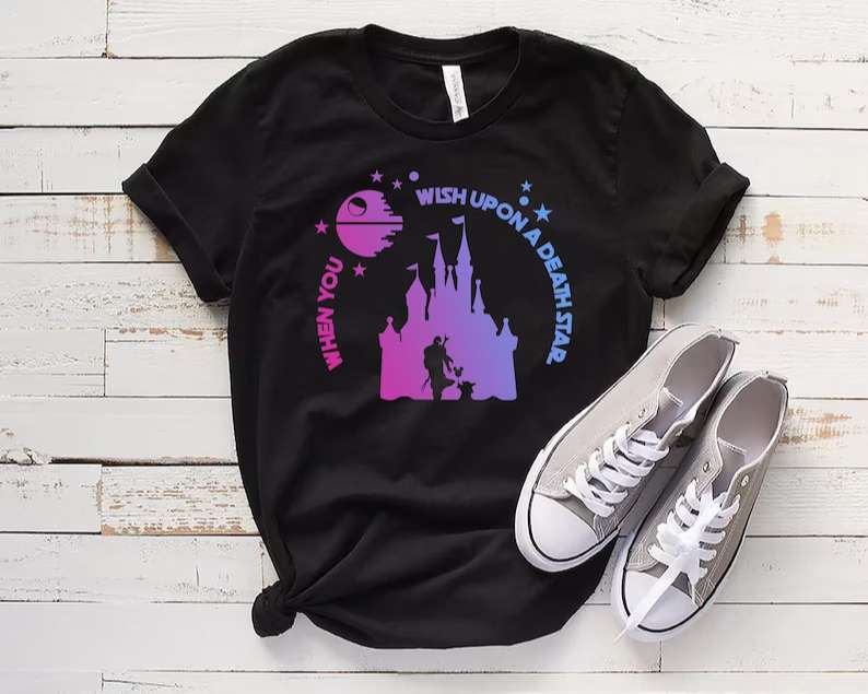 When You Wish Upon A Death Star T-shirt Galaxy Edge