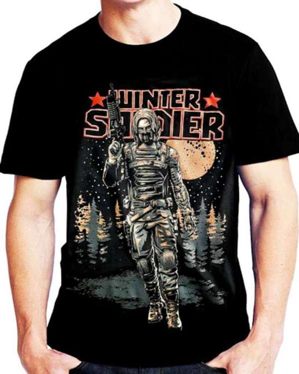 Winter Soldier Bucky Barnes T Shirt Merch