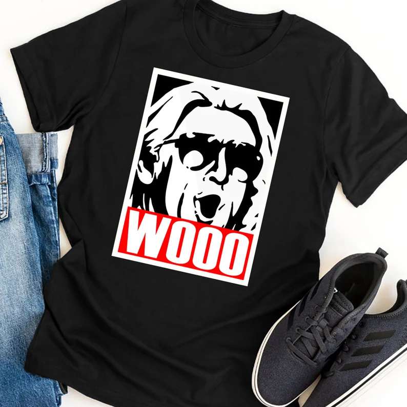 Wooo Nature Boy Ric Flair T Shirt Hulk Hogan