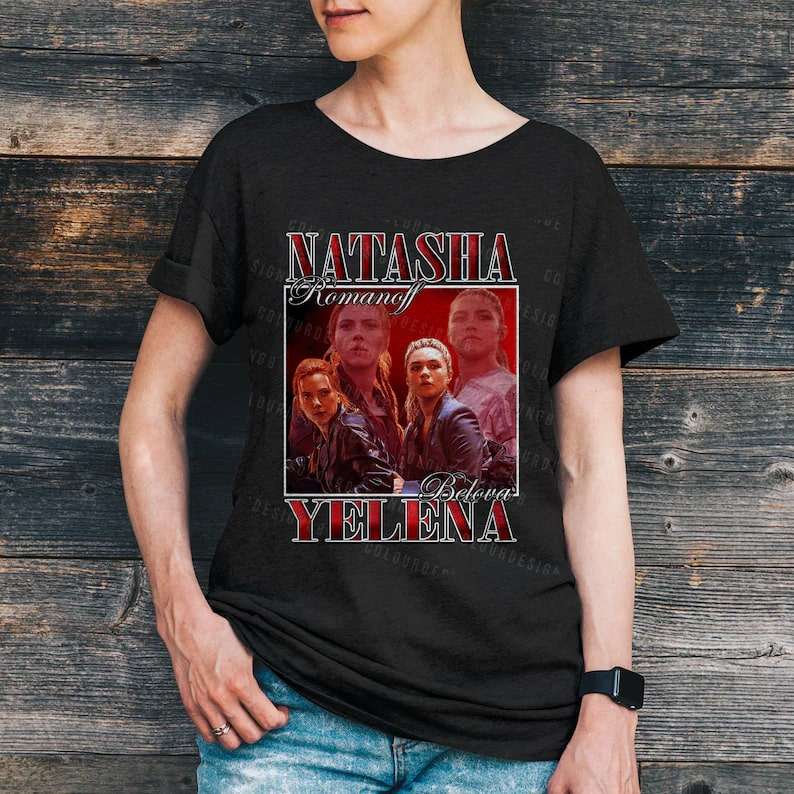 Yelena Belova Natasha Romanoff Vintage 90s Unisex T-shirt