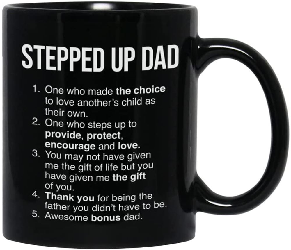 Daddy Coffee Mug 11 Oz Funny Coffee Mugs For Dad Foster Step Father Dads Black