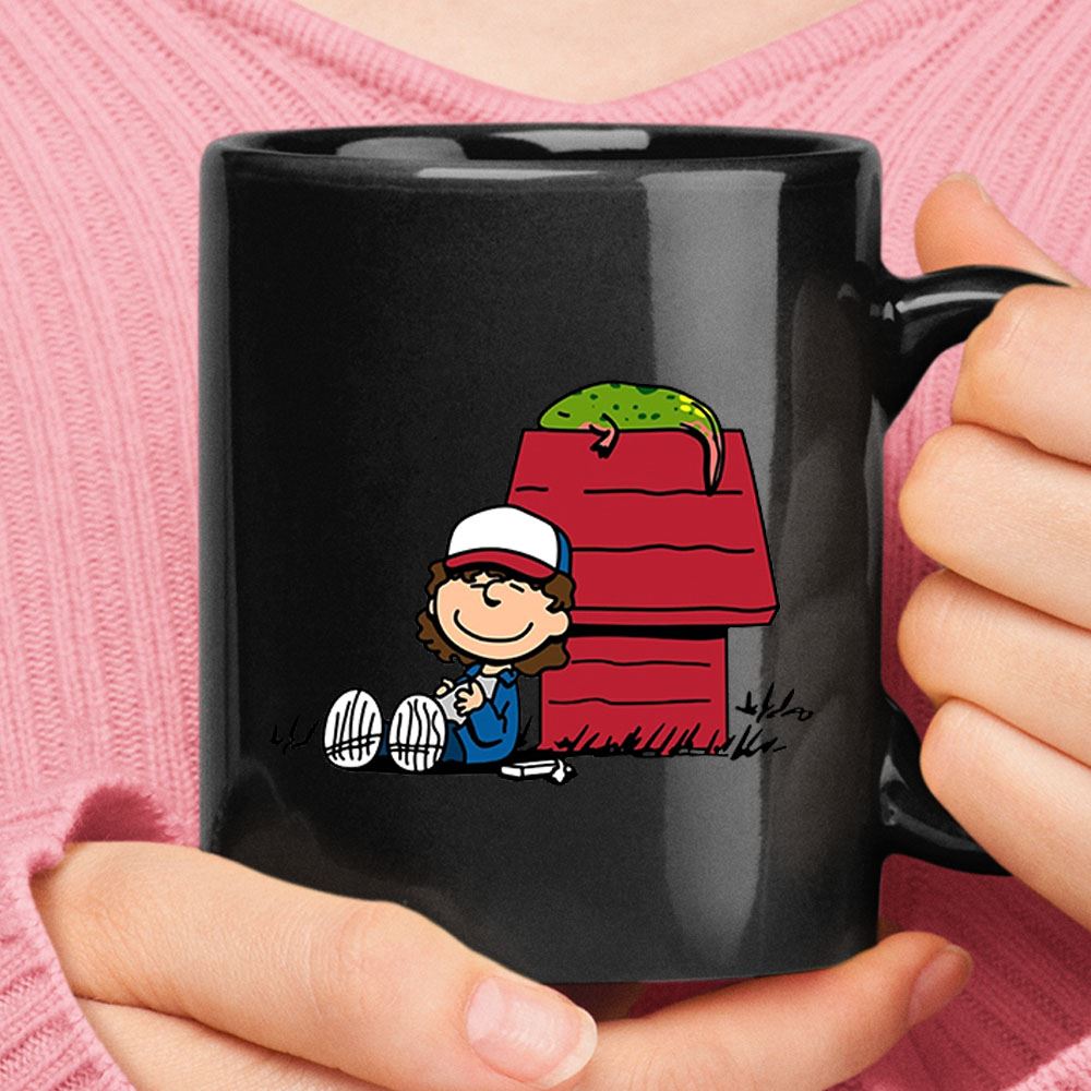 Dustin And Dartagnan Dart By Snoopy Doghouse Stranger Things Mug