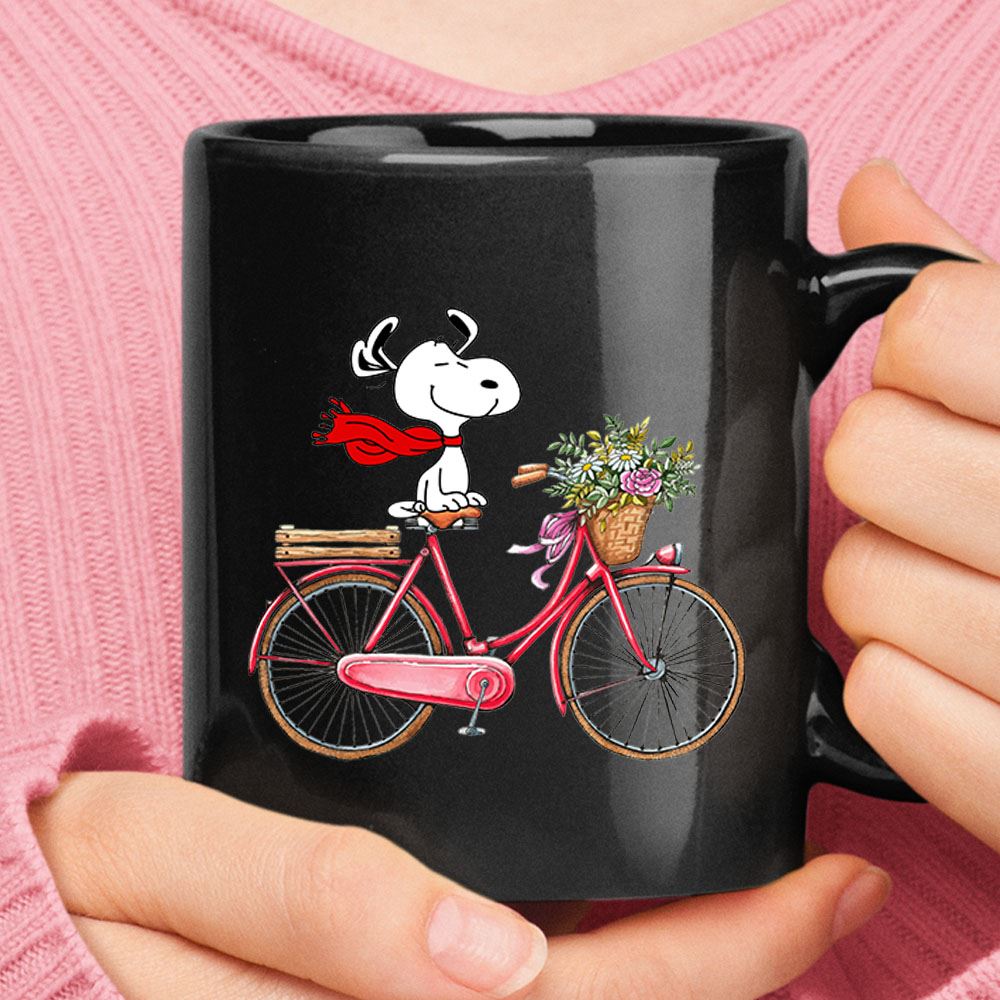 Enjoy The Bicycle Ride Snoopy Spring And Summer Mug