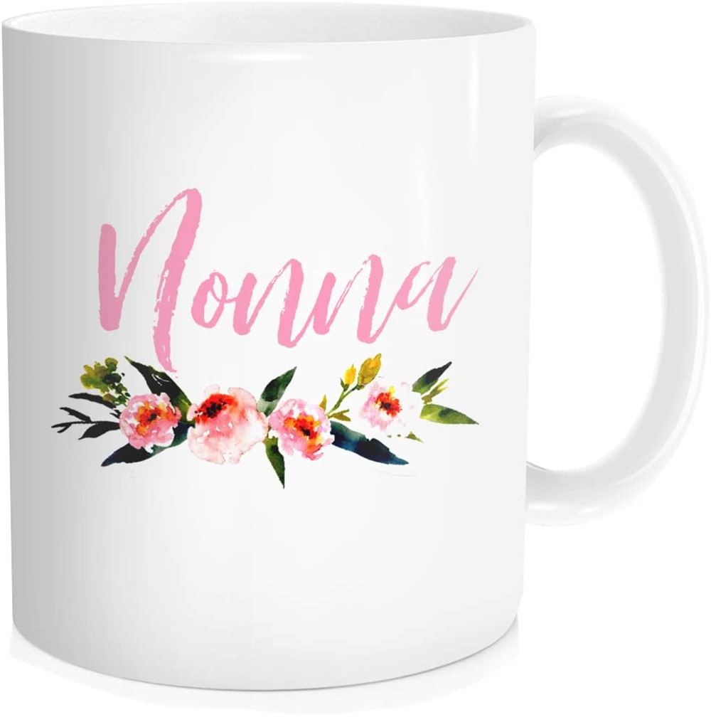 Floral Nonna Mug Best Nonna Coffee Cup Mothers Day Present Christmas Or Birthday Gift Great Grandmo