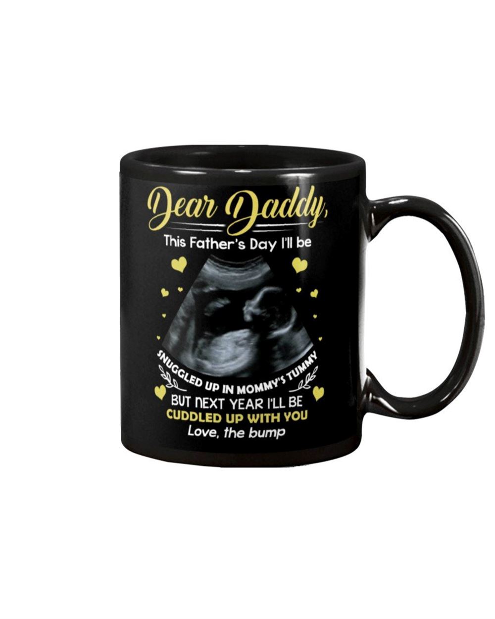 Happy Fathers Day Fathers Day Gift Idea Gift For Dad Funny Dad Mug Daddy Cuddled Up With You Mug