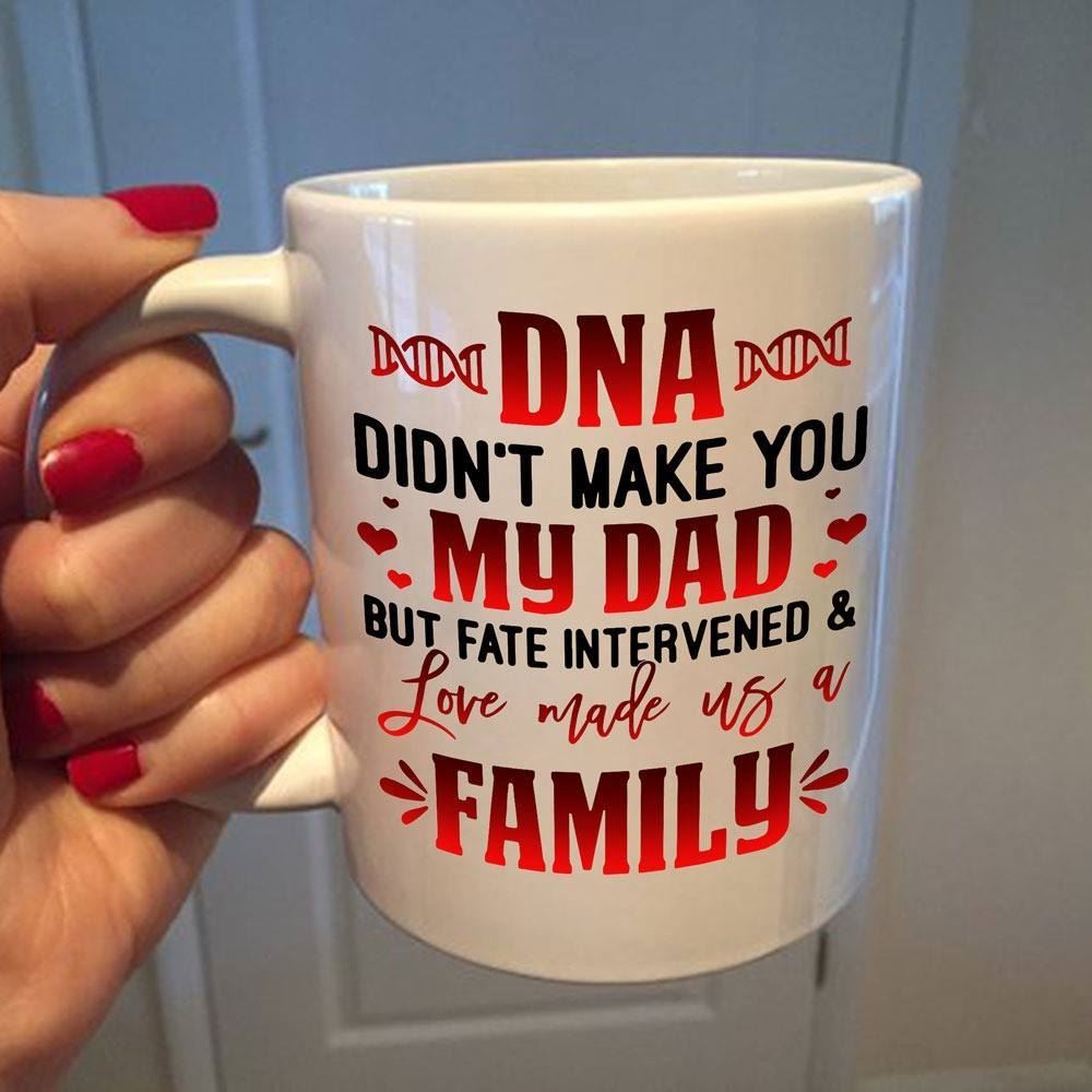 Happy Fathers Day Fathers Day Gift Idea Gift For Dad Funny Dad Mug Love Made Us Family - Bonus Dad