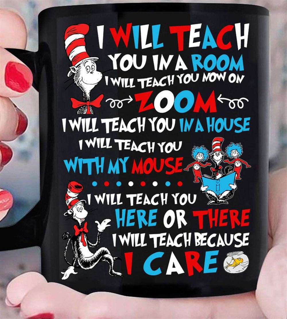 I Will Teach You In A Room Teacher Appreciation Mug