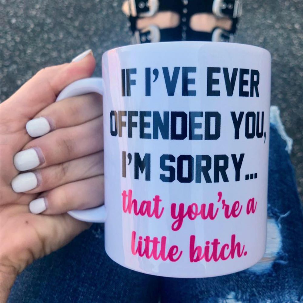 If Ive Ever Offended You Im Sorry That Youre A Little Bitch Mug