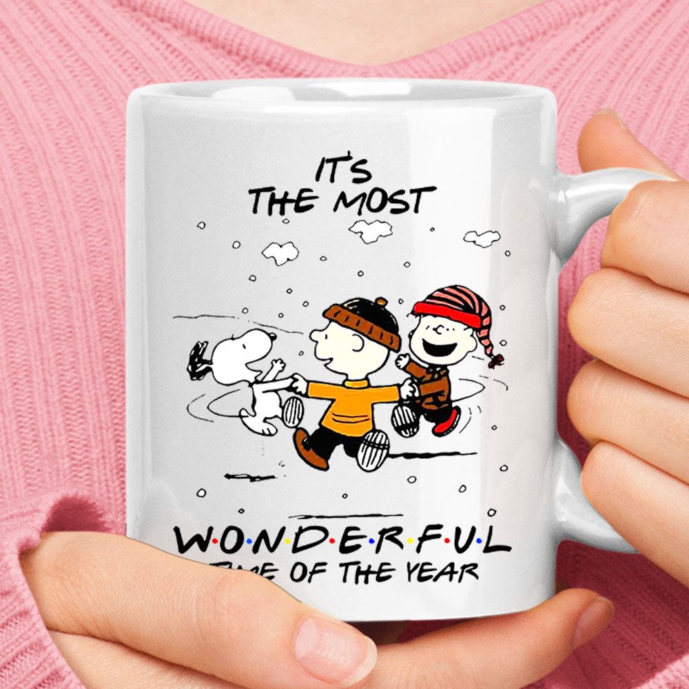 Its The Most Wonderful Time Of The Year Snoopy Friends Mug