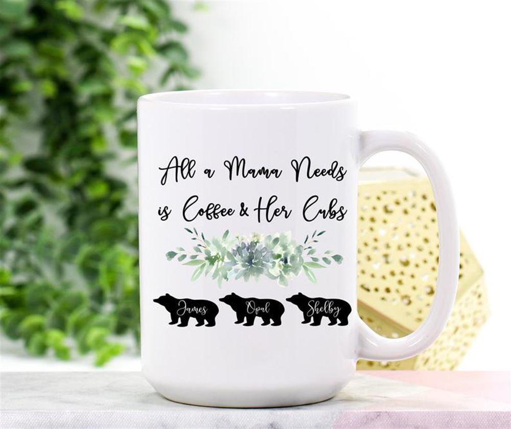 Mama Bear Mug - Mama Bear Coffee Mug - Mama Bear Gift For Mothers Day - Mama Bear Cubs - Mama Mug -