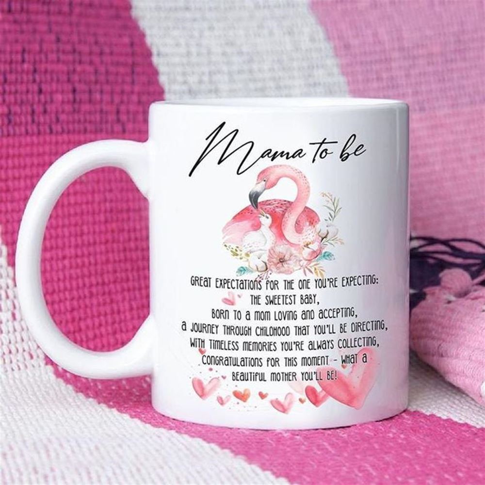 Mama To Be Mug New Parents Gift Flamingo Mug Pregnancy Announcement Mug Mama Coffee Mug Mothers Day