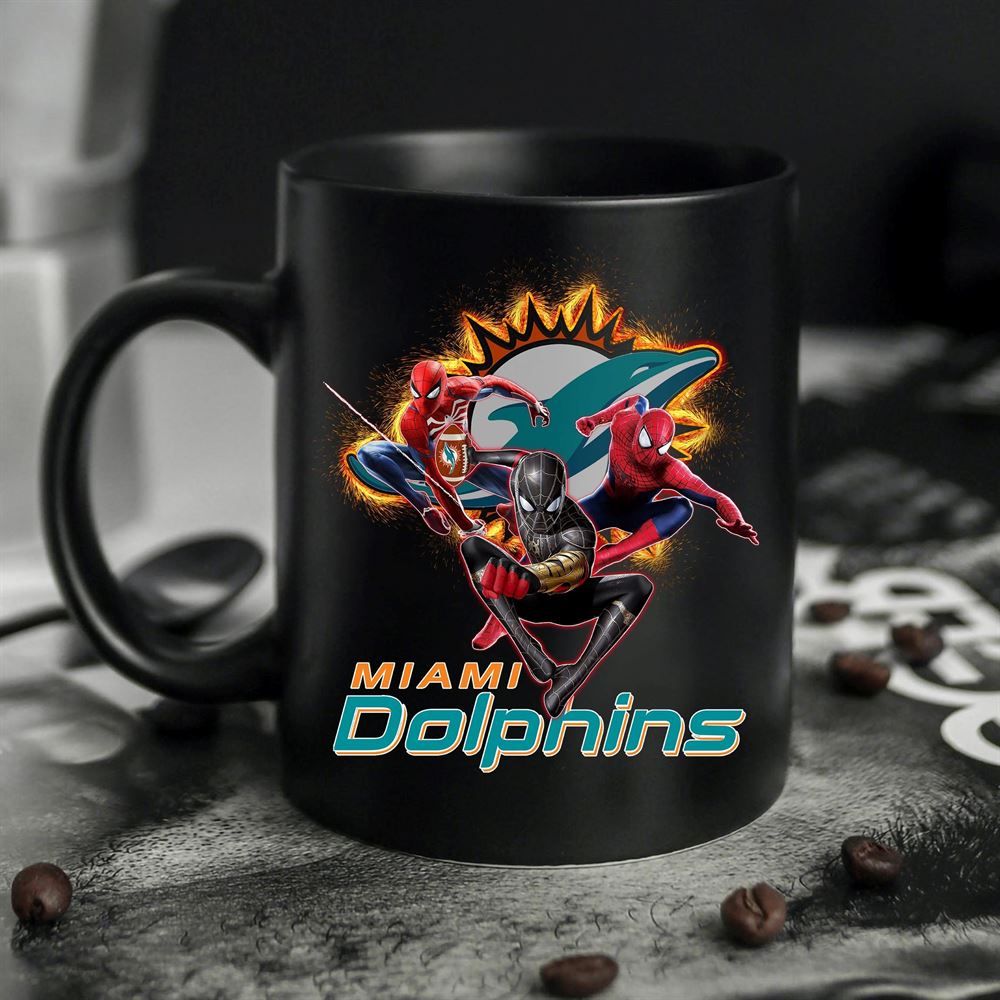 Miami Dolphins Spider Man No Way Home Mug