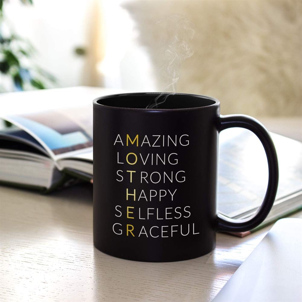 Mom Birthday Gifts From Son Daughter - Heat Changing Mug Mom Mugs From Daughter Son Kids Funny Coffe