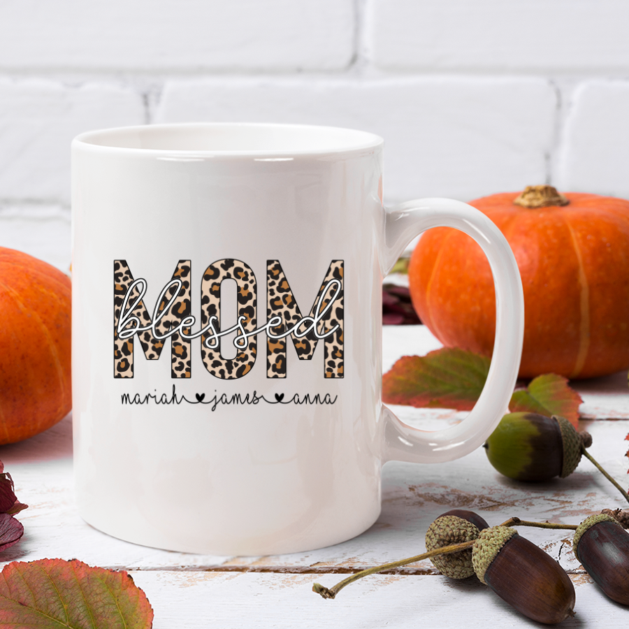 Mom Blessed Mug Mugs Gift To My Mom White 11oz Mug Gift On Birthday