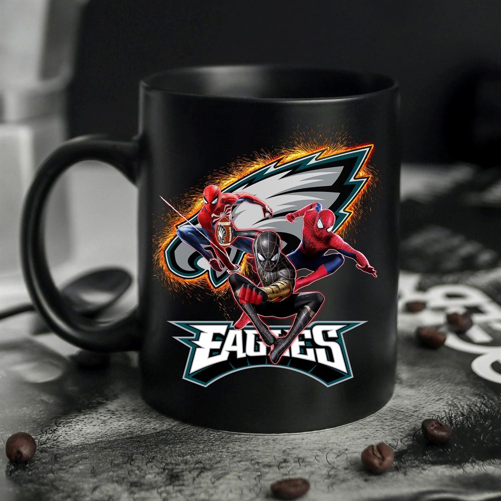 Philadelphia Eagles Spider Man No Way Home Mug