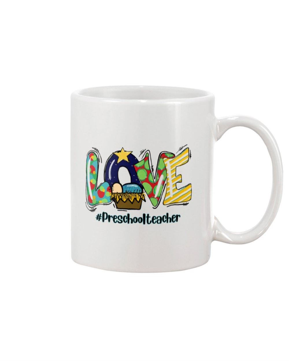 Preschool Teacher - Christmas White Mug