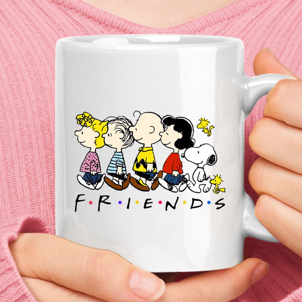 Snoopy And The Peanuts Friends Mug