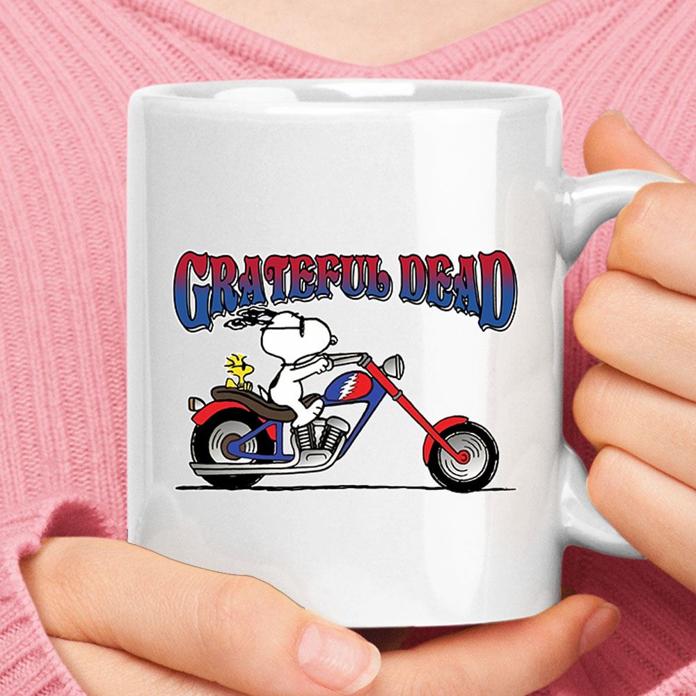 Snoopy Grateful Dead At Least Im Enjoying The Ride Mug