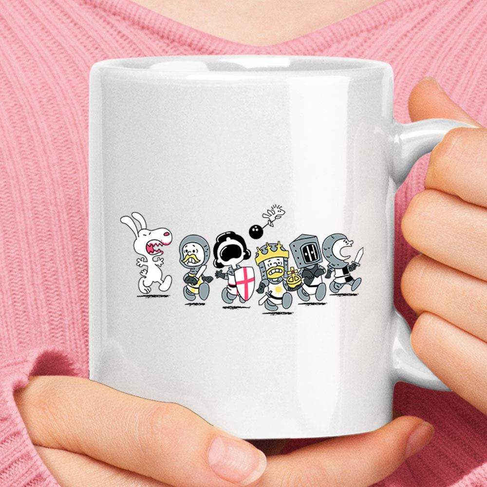 The Killer Rabbit Of Caerbannog Monty Python Snoopy Mug