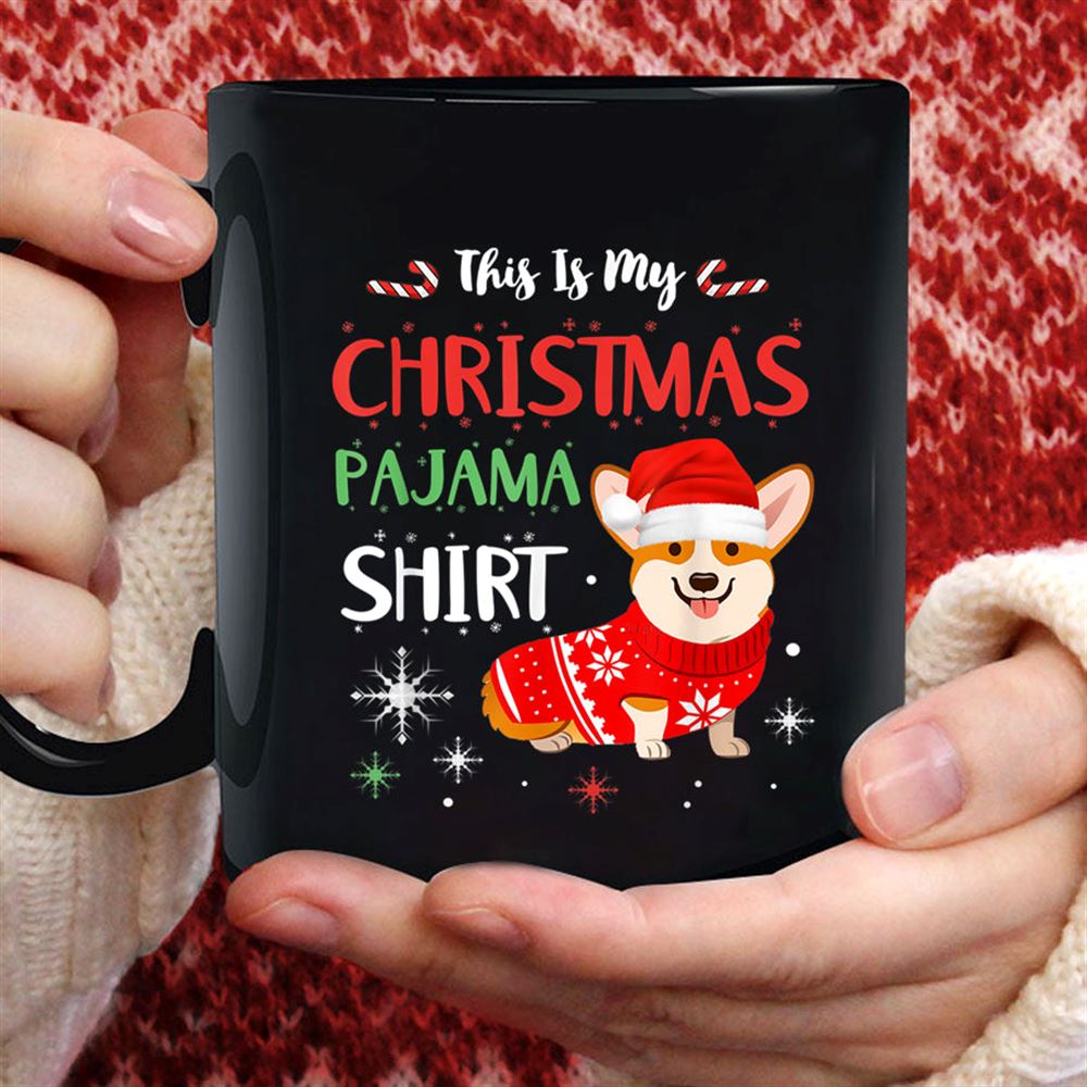 This Is My Christmas Pajama Corgi Dog Light Xmas T Shirt