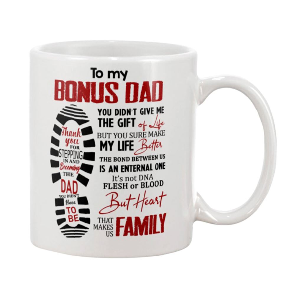 To My Bonus Dad - Thank You For Stepping