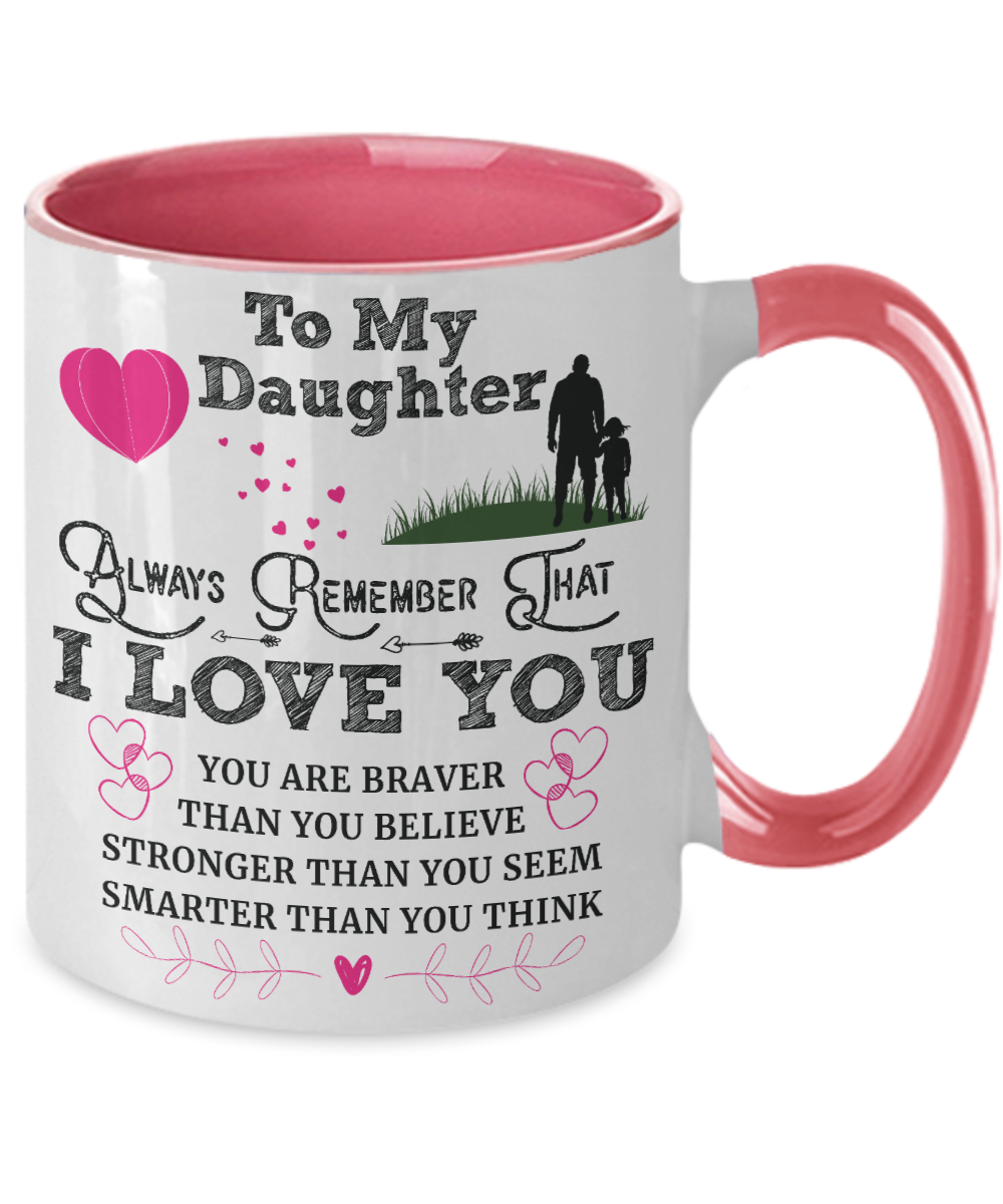 To My Daughter Always Remember That I Love You Mug