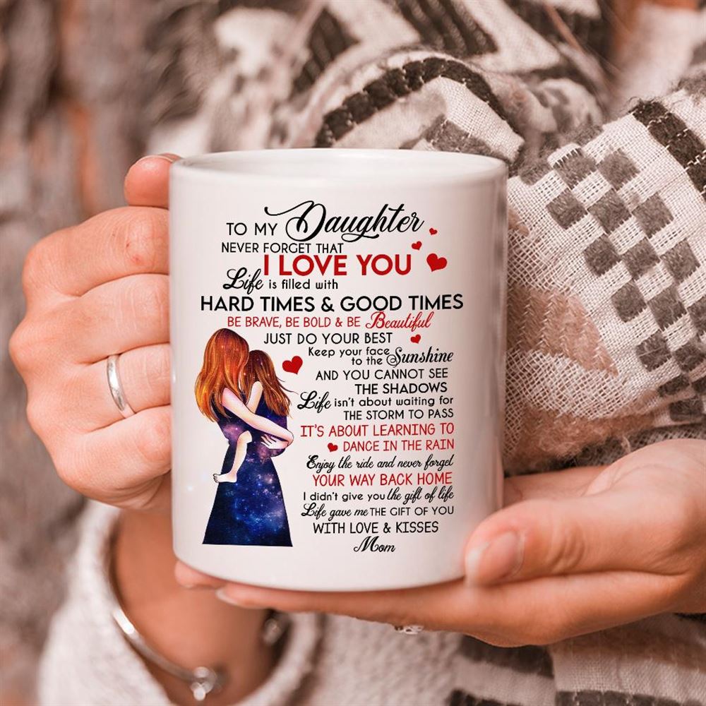 To My Daughter Gifts Mug Daughter Coffee Mug Never Forget That I Love You Mug