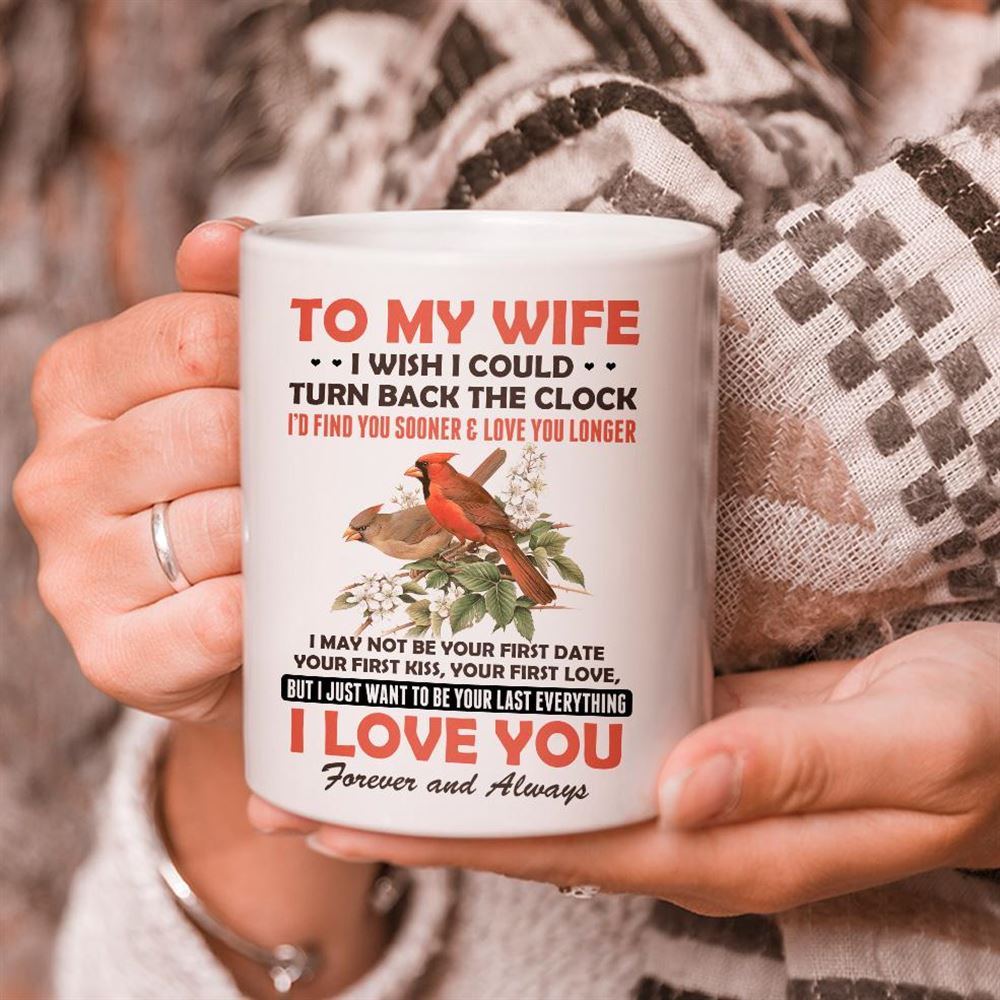 To My Wife I Wish I Could Turn Back The Clock White Mug