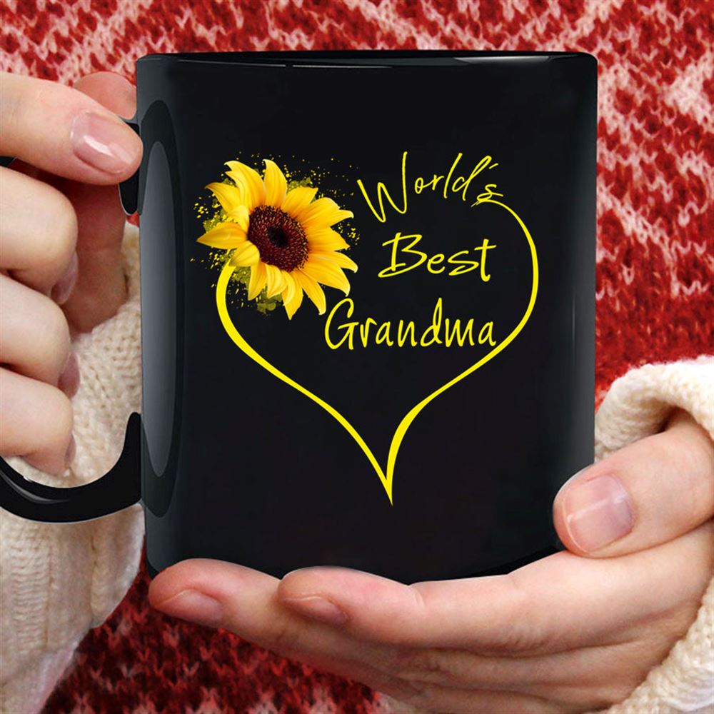 Worlds Best Grandma Love Flower