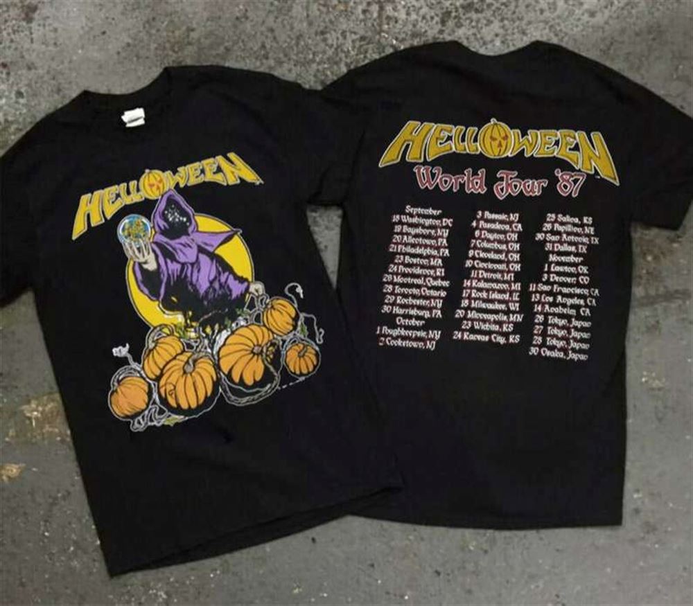 1987 Halloween World Tour T Shirt