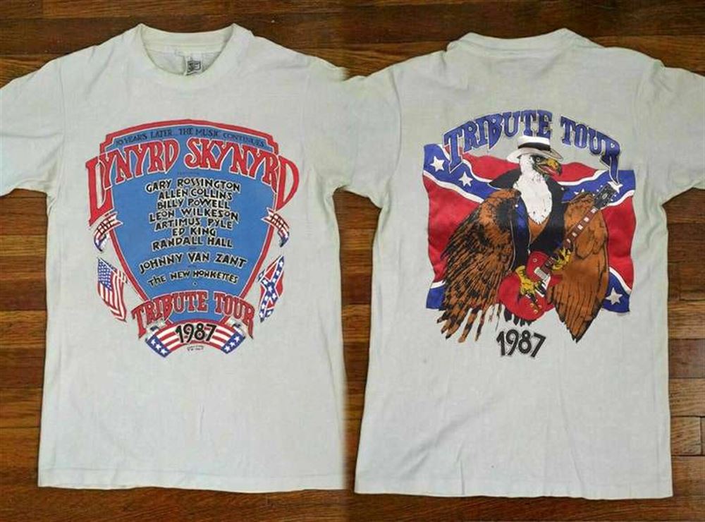 1987 Lynyrd Skynyrd Tribute Tour Concert T Shirt