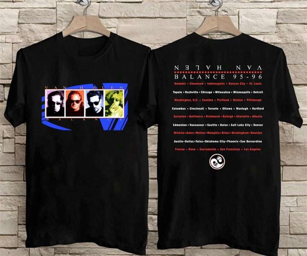 1995 Van Halen Balance Tour T-shirt