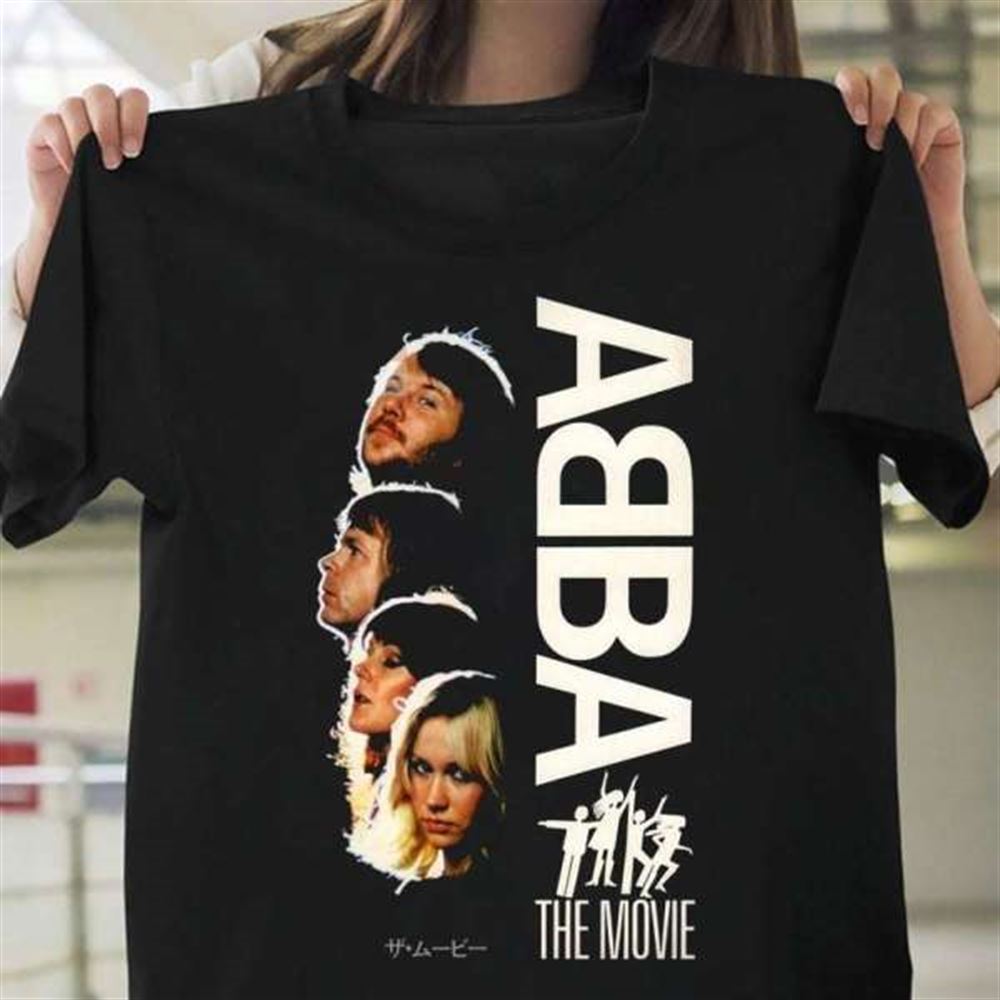 Abba Members Band Signatures T-shirt Merch