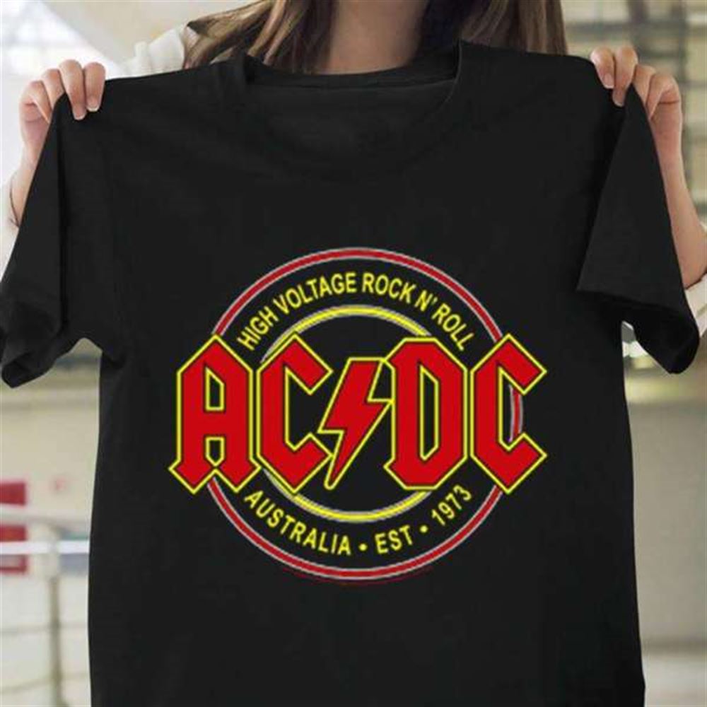 Acdc Est 1973 Acdc Band Merch T-shirt