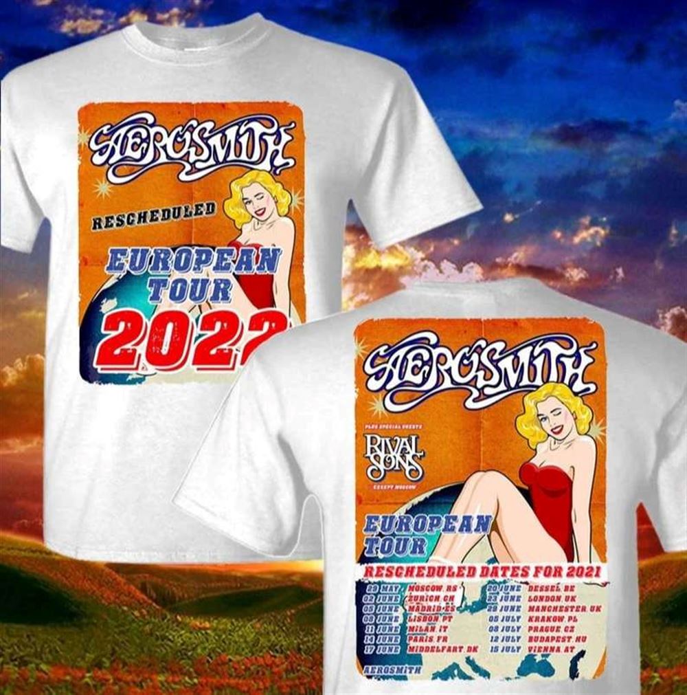 Aerosmith Music Summer World Tour 2022 T-shirt