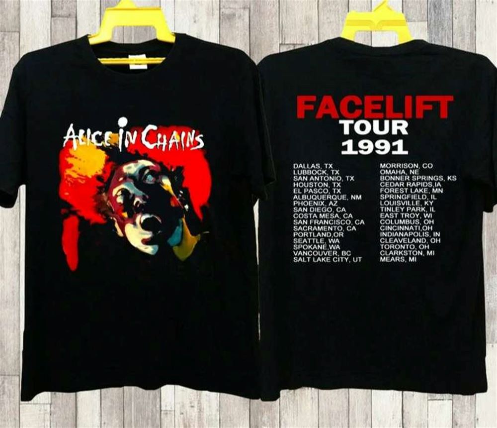 Alice In Chains Facelift Tour 1991 T-shirt