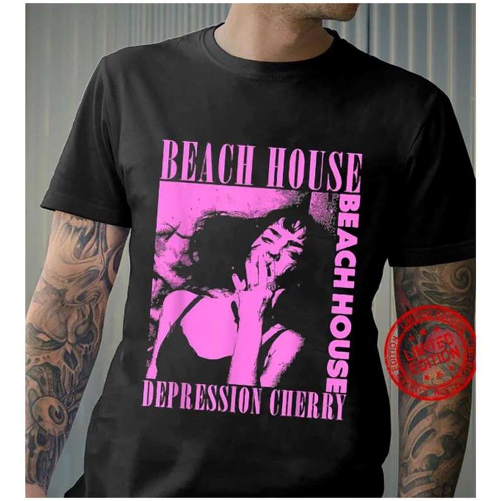 Beach House Depression Cherry Music Band Tour T-shirt