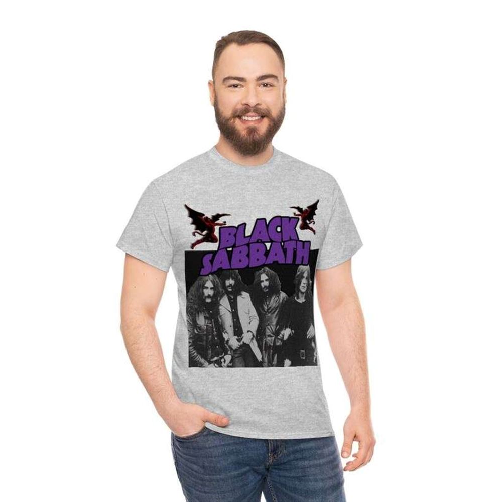 Black Sabbath Merch Black Sabbath Retro T-shirt