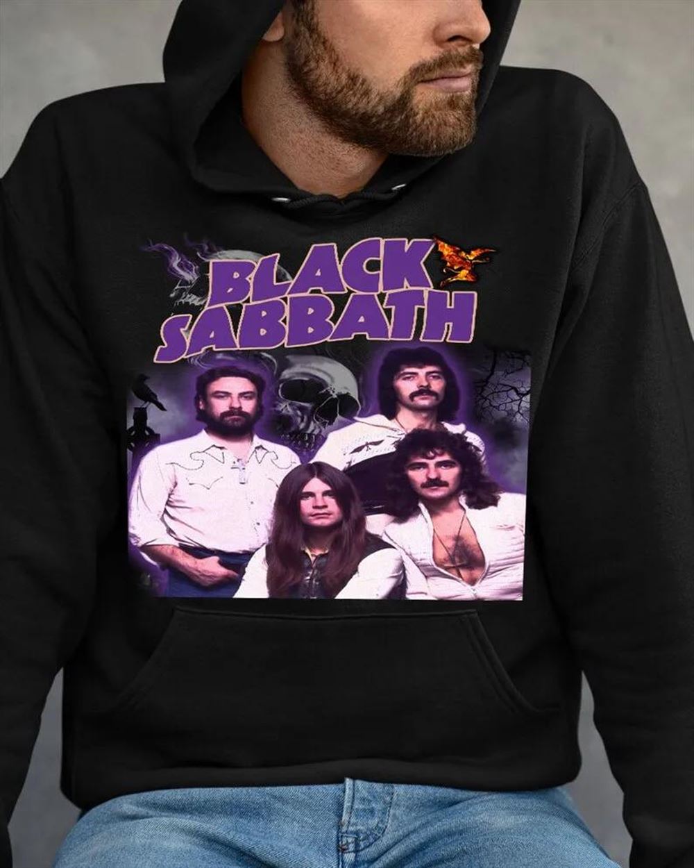 Black Sabbath Rock Band Vintage Style T-shirt