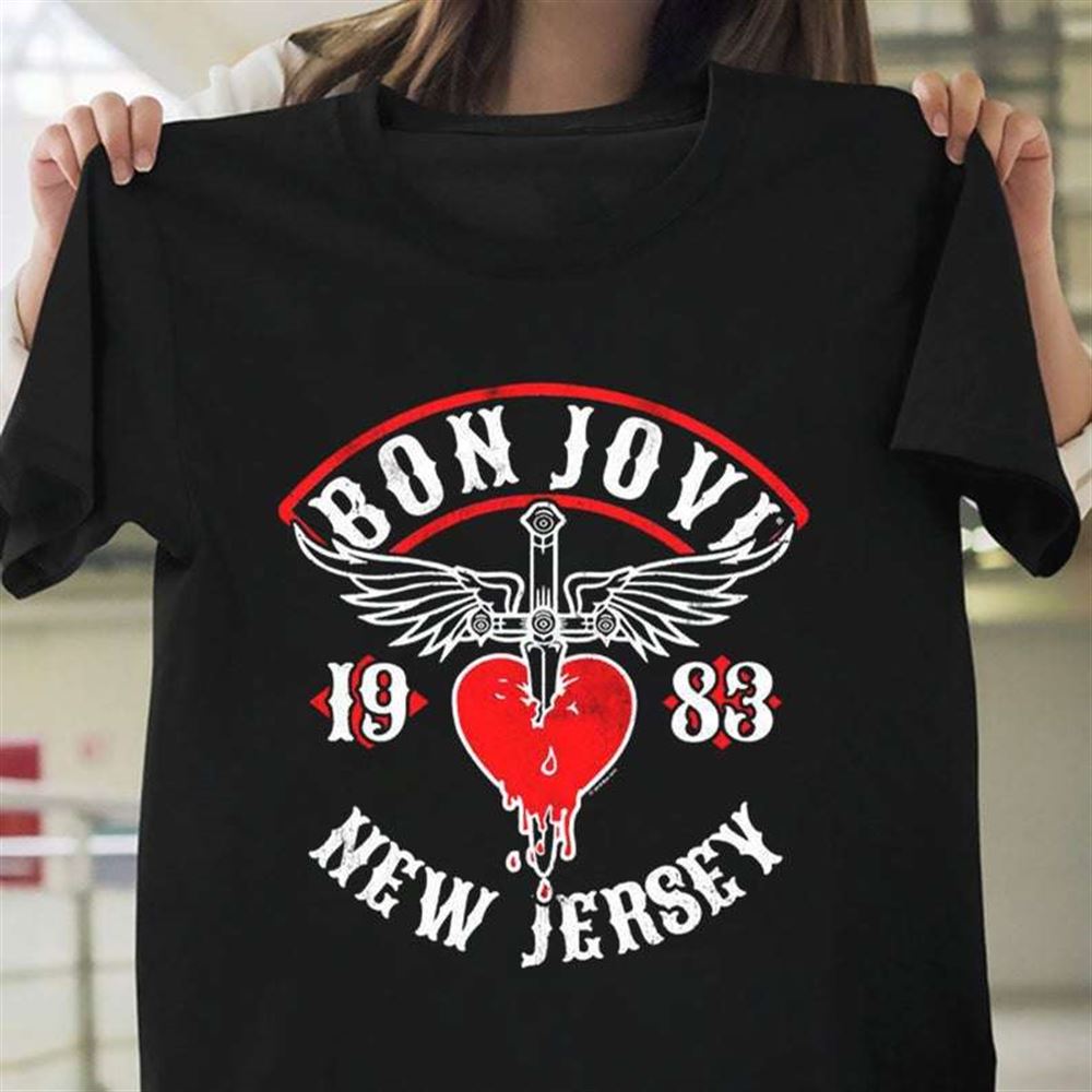 Bon Jovi New Jersey 1983 Unisex T Shirt