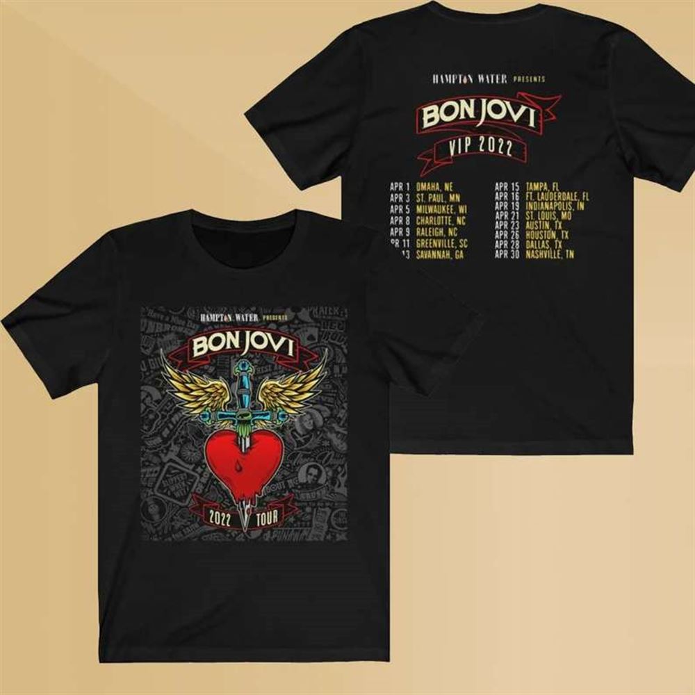 Bon Jovi Vip 2022 Tour T-shirt