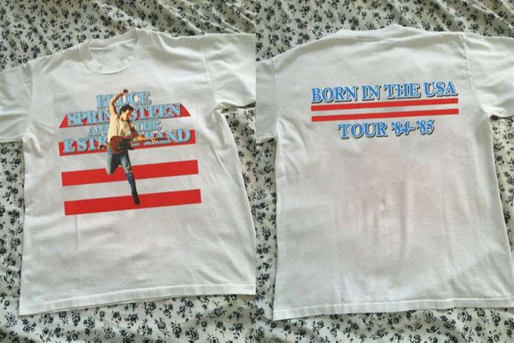 Bruce Springsteen And E Street Band Born In Usa Tour 84-85 Unisex T Shirt