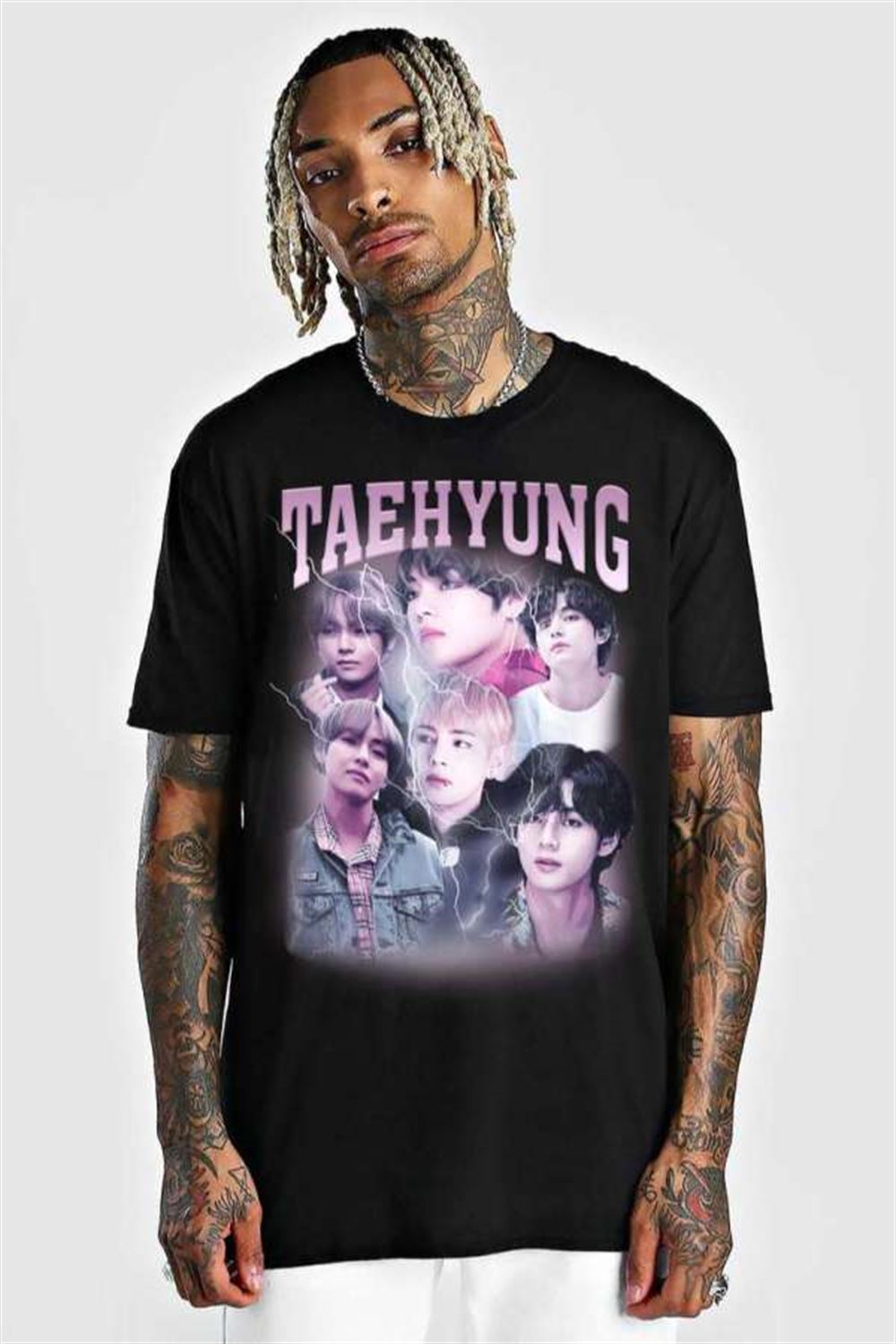 Bts V Kim Taehyung Achasan Grubby Boy Meme T-shirt Merch