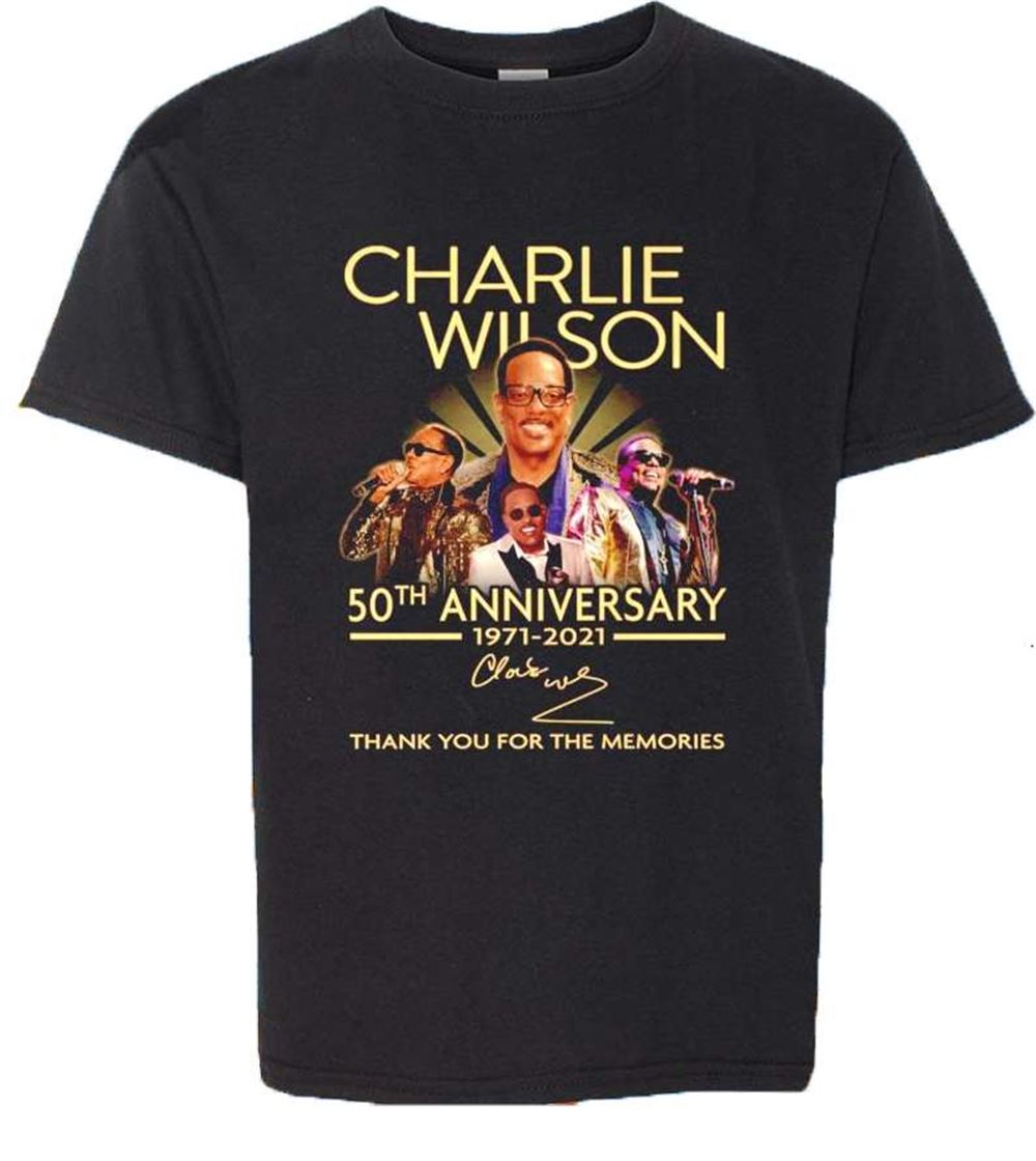 Charlie Wilson 1971-2021 50th Anniversary Signature Unisex T Shirt