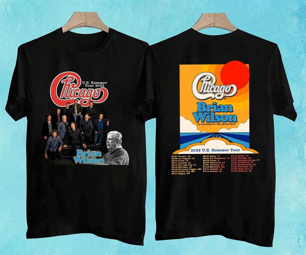 Chicago And Brian Wilson Summer Tour 2022 T-shirt