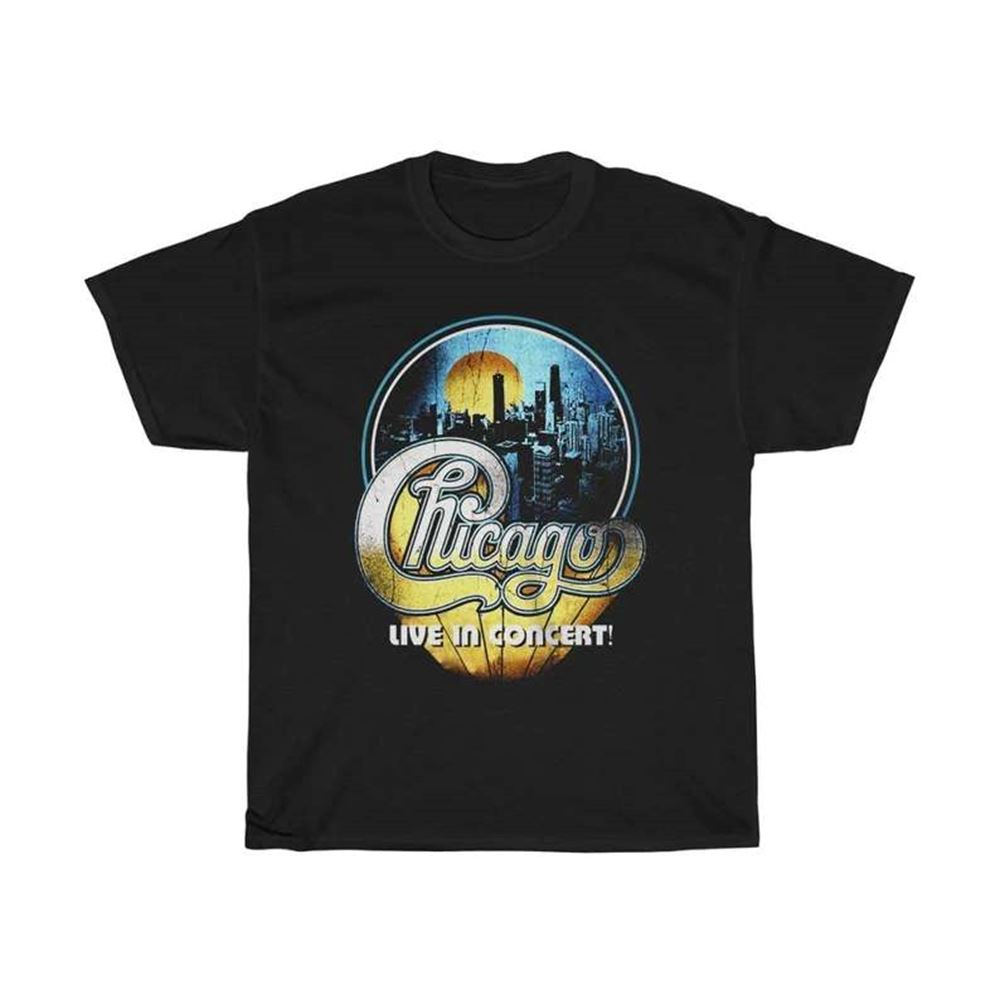 Chicago Band Live In Concert T-shirt Music