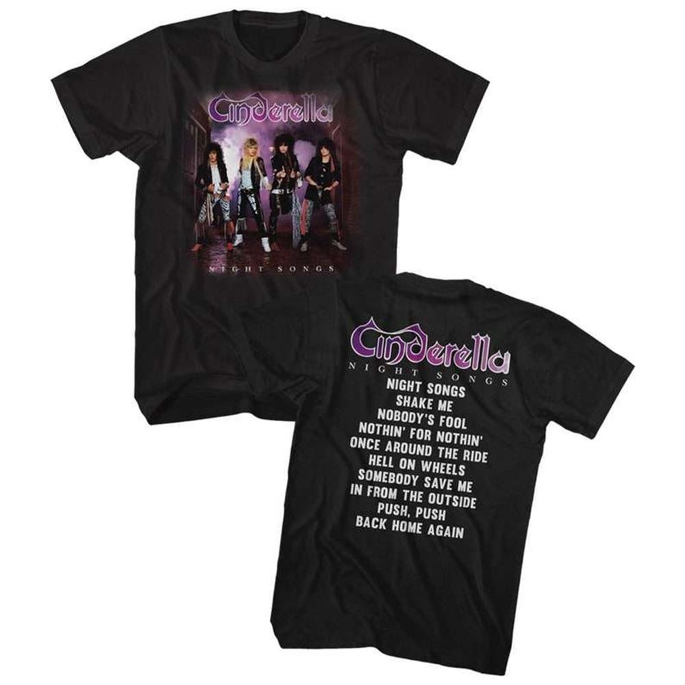 Cinderella Night Songs Album T Shirt