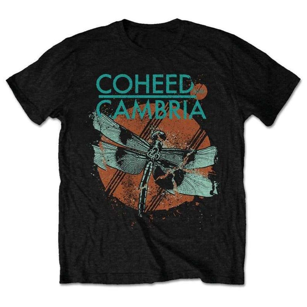 Coheed And Cambria Band T-shirt Dragonfly