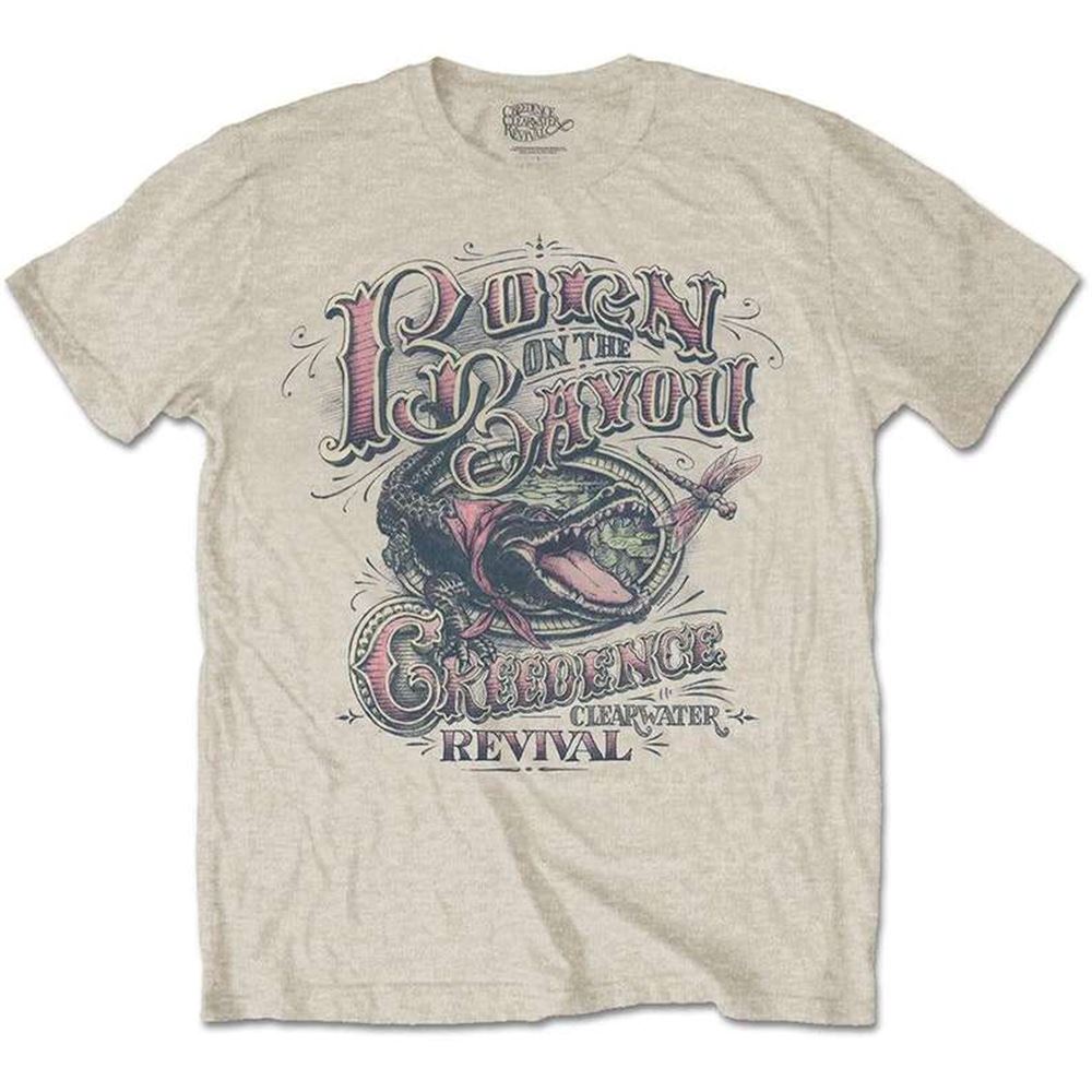 Creedence Clearwater Revival Band T-shirt Born On The Bayou