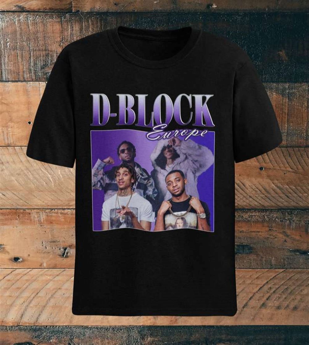 D Block Europe Merch T-shirt Hip Hop Rap Music